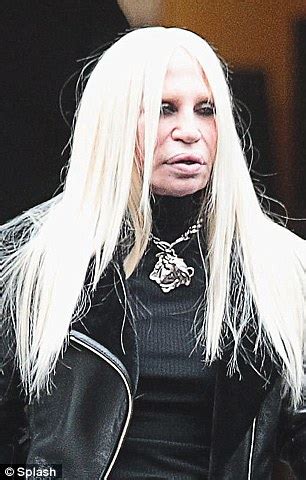 donatella versace no makeup|what happened to donatella versace.